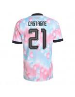 Belgia Timothy Castagne #21 Vieraspaita MM-kisat 2026 Lyhythihainen